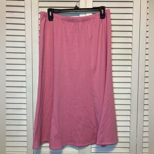 Links Light Pink Midi Skirt Size Medium